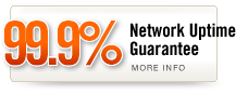 99.9% Network Uptime Guarantee